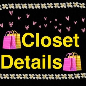 🌸Details of my closet🌸